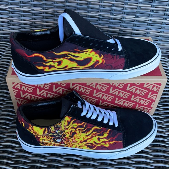 Vans Old Skool Samurai Rising Black/True White MENS - Picture 6 of 16